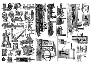 Coloring mechanical locomotive