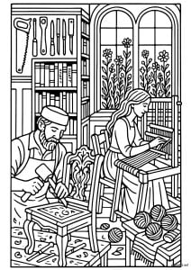 Creative woodworking workshop