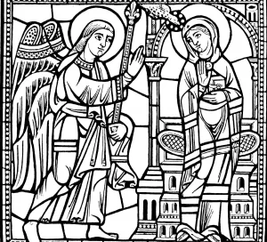 Stained glass church