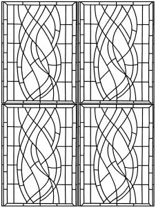 Art deco stained glass madrid 3