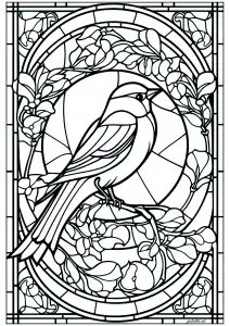 A Little Bird In A Window