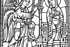 Printable Stained Glass coloring sheets for adults