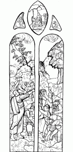 Medieval stained glass
