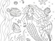 Water worlds Coloring Pages for Adults