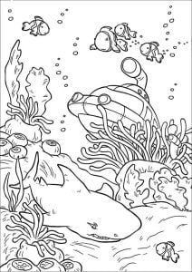 free sea plants coloring pages