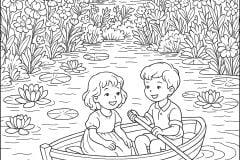 Printable Wonderful gardens coloring sheets for adults