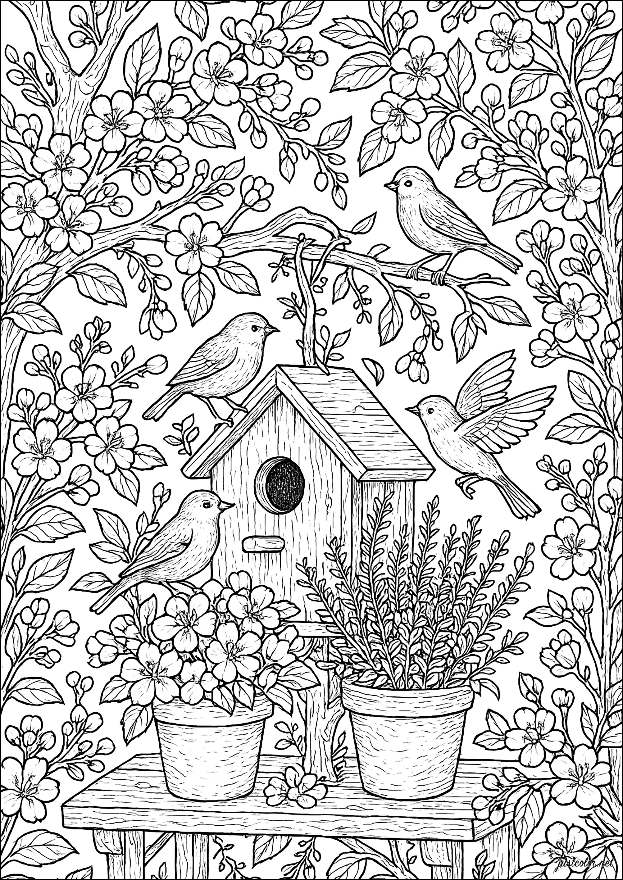 Wonderfulgardens - 47363 (Printable Wonderful Gardens Coloring Page for adults)