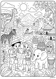 Aventure dans la savane