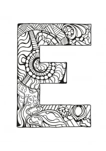 Alphabet Lettre E