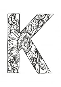 Alphabet Lettre K