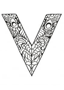 Alphabet Lettre V