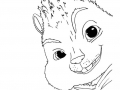 Dessin de Alvin et les Chipmunks gratuit à télécharger et colorier