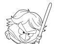 Coloriage De Angry Birds Star Wars à Imprimer Gratuitement