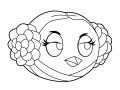 Coloriage De Angry Birds Star Wars à Imprimer Pour Enfants