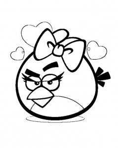 Coloriage De Angry Birds à Télécharger
