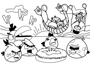 Coloriages Angry Birds 7