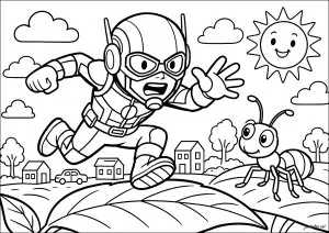 Ant man et une fourmi