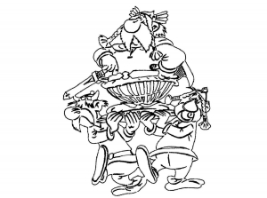 Coloriage de Astérix à imprimer