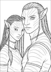 Neytiri et Jake Sull : Les deux personnages principaux des films Avatar