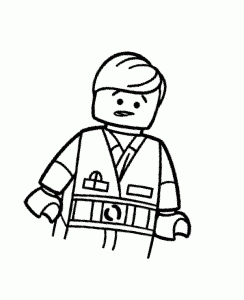 Coloriage film lego emmet