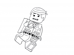 Coloriage de La Grande aventure Lego pour enfants