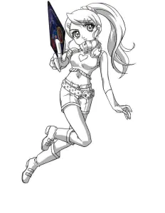 Coloriage de bakugan pour enfants