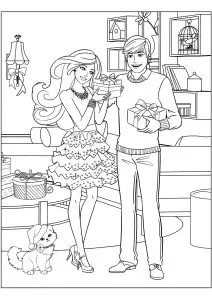 Ken Et Barbie S'offrent Des Cadeaux