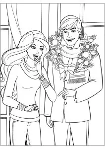 Barbie et ken à noël