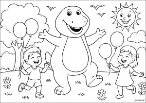 Joyeuse danse avec Barney