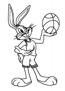 Coloriage de basketball à imprimer gratuitement