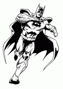 Dessin De Batman Gratuit à Imprimer Et Colorier