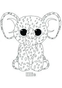 Elie  Éléphant , Avec Tâches
