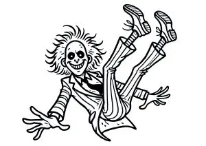 Beetlejuice en plein vol