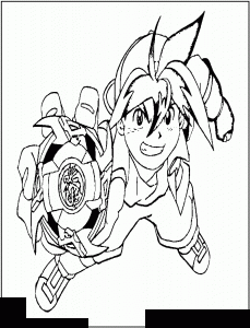 Coloriage de Beyblade à imprimer