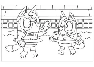 Bluey : Piscine