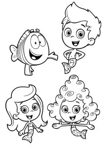 Gil, Mr. Grouper, Molly et Deema