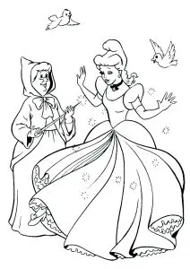 Cendrillon Et La Fée Marraine
