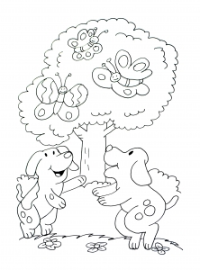 Image De Chien à Imprimer Et Colorier