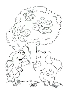 Image De Chien à Imprimer Et Colorier