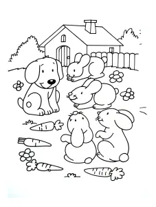 Coloriage De Chien Pour Enfants