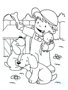 Image De Chien à Télécharger Et Colorier