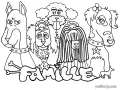 Coloriage De Chiens Rigolos