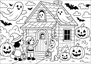 Visite de la maison des fantômes