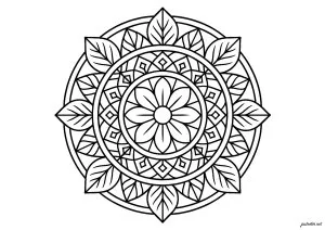 Mandalas fleuris