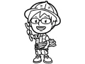 Coloriage de Cooking Mama à colorier pour enfants