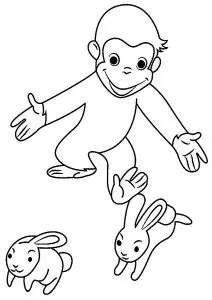 George et deux petits lapins