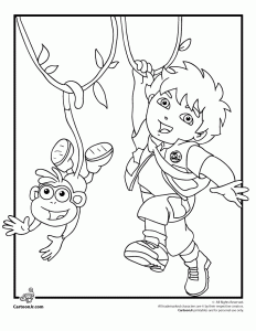 Coloriage De Diego à Colorier Pour Enfants