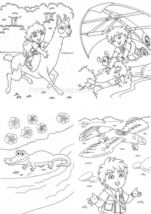 Dessin De Diego Gratuit à Imprimer Et Colorier