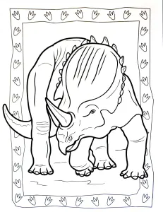 Dessin De Dinosaure Gratuit à Télécharger Et Colorier