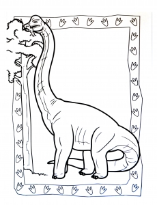 Coloriage De Dinosaure Pour Enfants